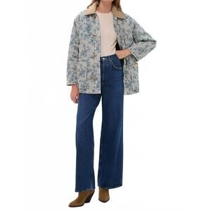 NEW HUNTER BELL barn jacket in cornflower toile